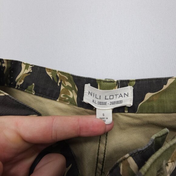 Nili Lotan Emerson Pant Tiger Camo 6 - Picture 4 of 12